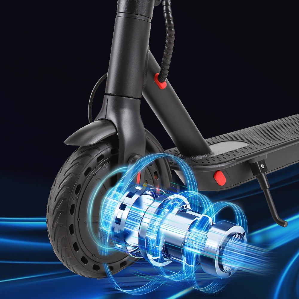 KKA Electric Scooter for Adults,350W Folding E-Scooter Up to 21 Miles Range, 3 Speed Modes, 8.5" Solid Tires, LED Display & Headlight